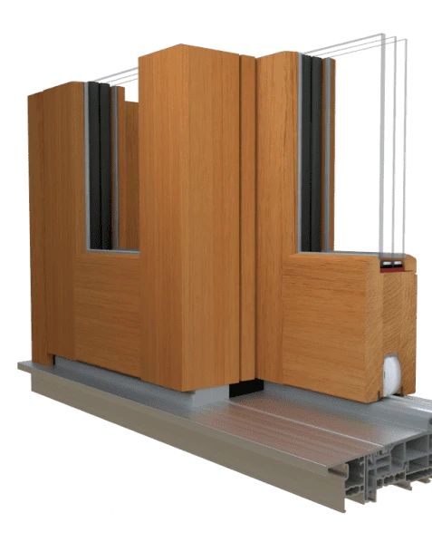 Profilo rappresentato: HS 78 in legno.